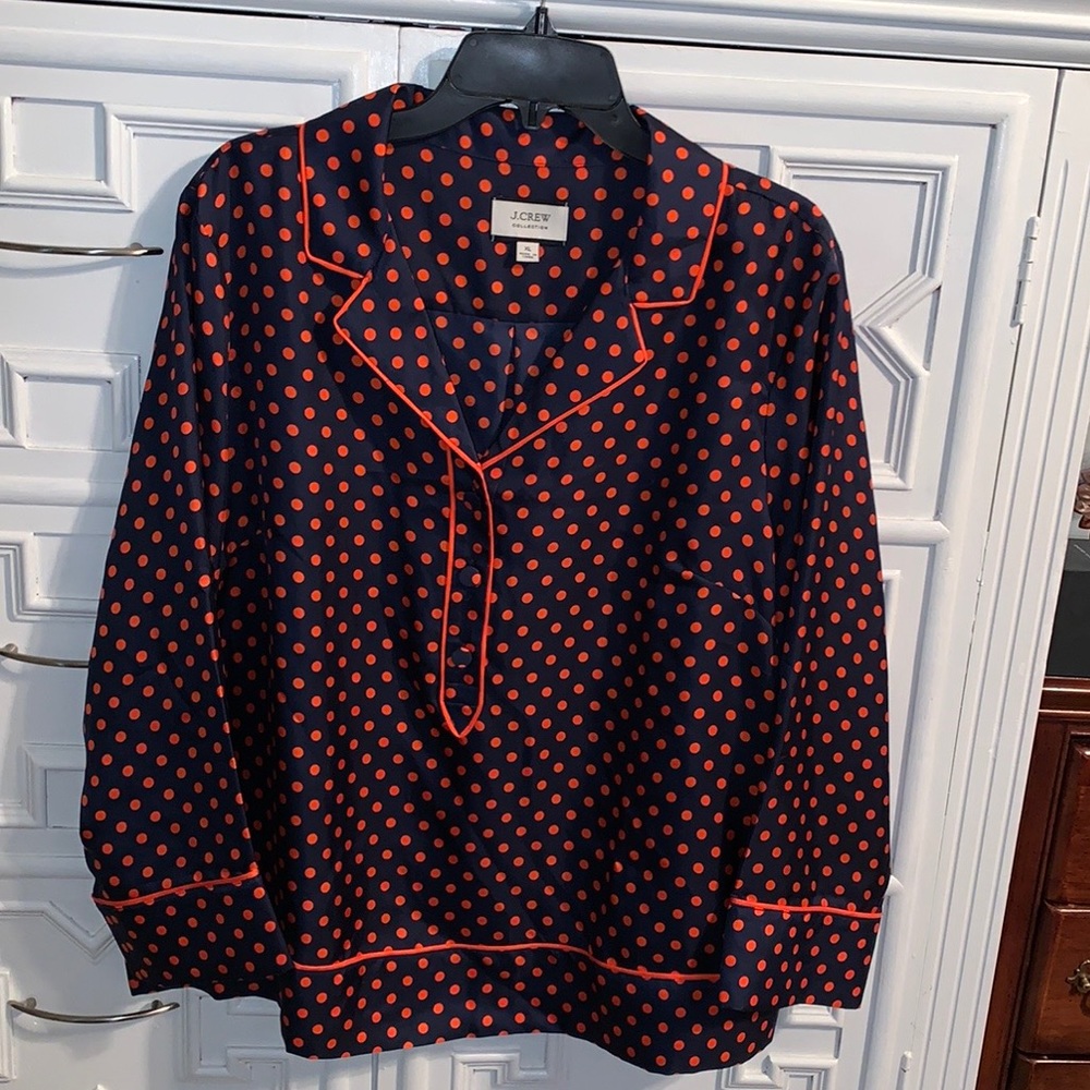J Crew Collection Silk Top